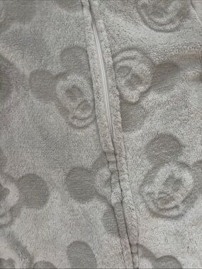 Warm gray Mickey Disney zipper fleece pajamas 4T